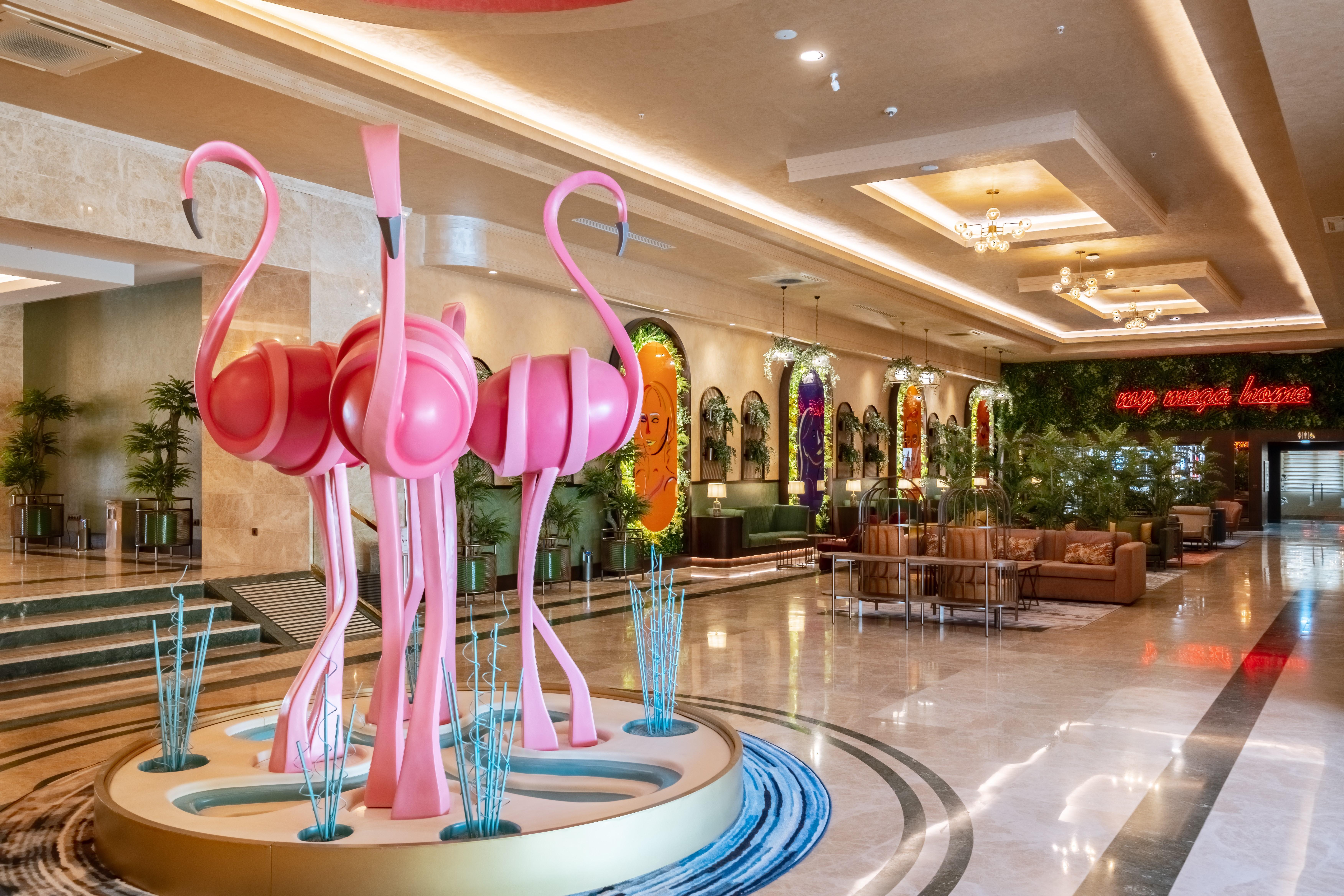 Megasaray Westbeach Antalia Esterno foto Lobby