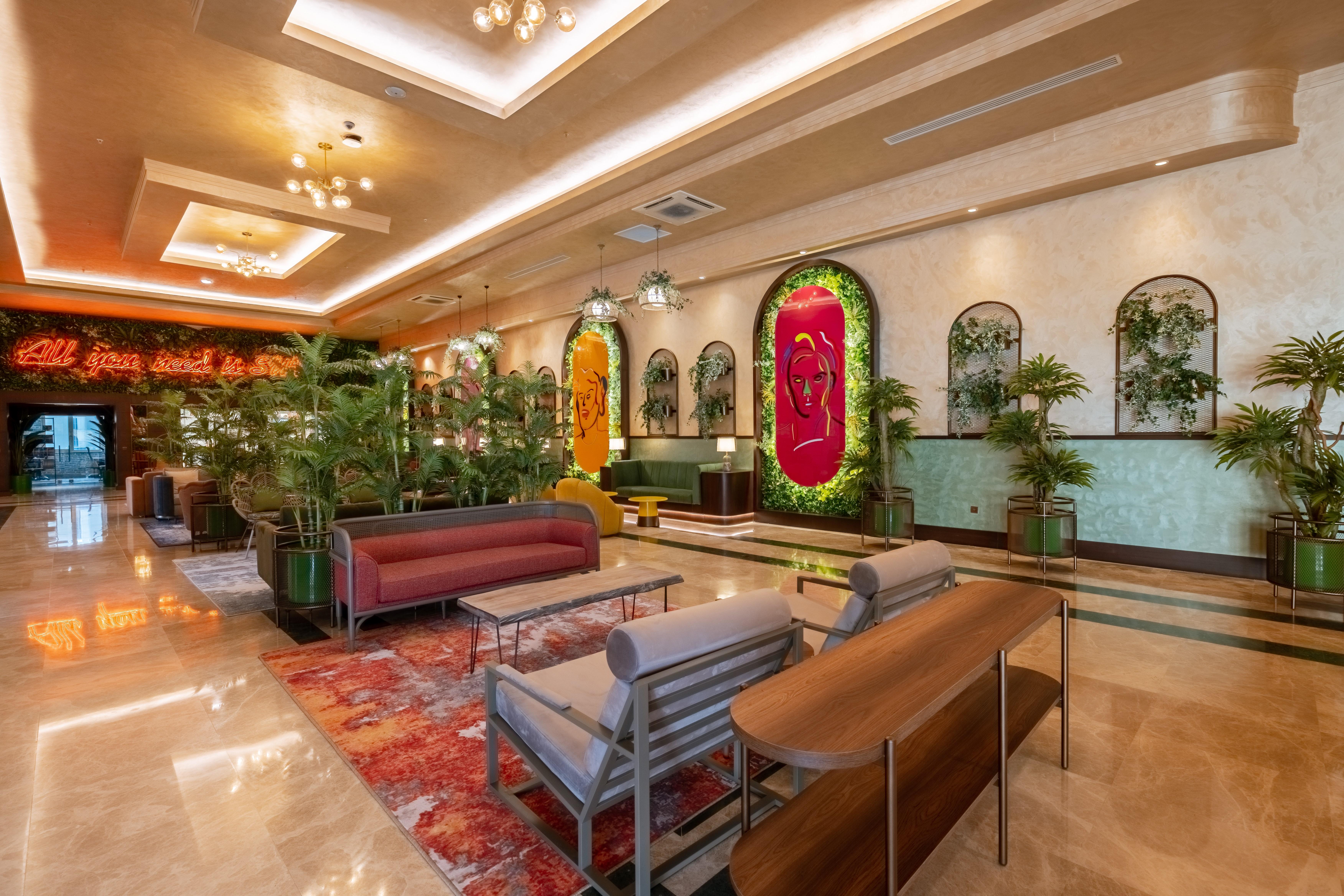Megasaray Westbeach Antalia Esterno foto Lobby